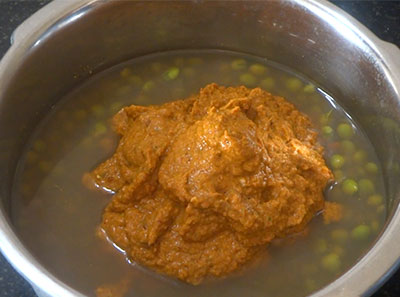 grind masala for togarikalu saru or thogari kaalu sambar