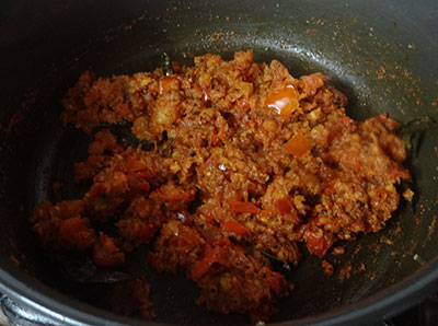 gojju for tomato bath or tomato rice