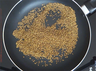 cumin seeds for udupi rasam powder or saaru pudi