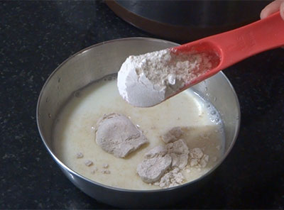 sugar for wheat flour milk kulfi or doodh ice candy