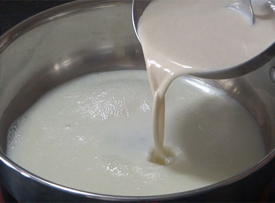 wheat flour mixed milk for wheat flour milk kulfi or doodh ice candy