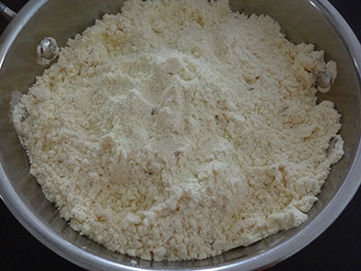 flour and spices for benne murukku or butter chakli