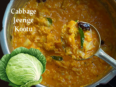 cabbage kootu recipe