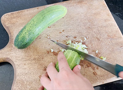cucumber for jeerige ganji recipe