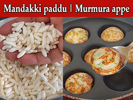 mandakki paddu recipe