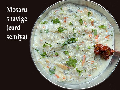 mosaru shavige recipe