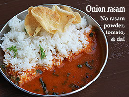 onion rasam recipe