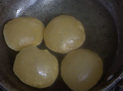 frying puris for pani puri recipe