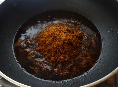 masala powder for Bangalore style puliyogare or tamarind rice
