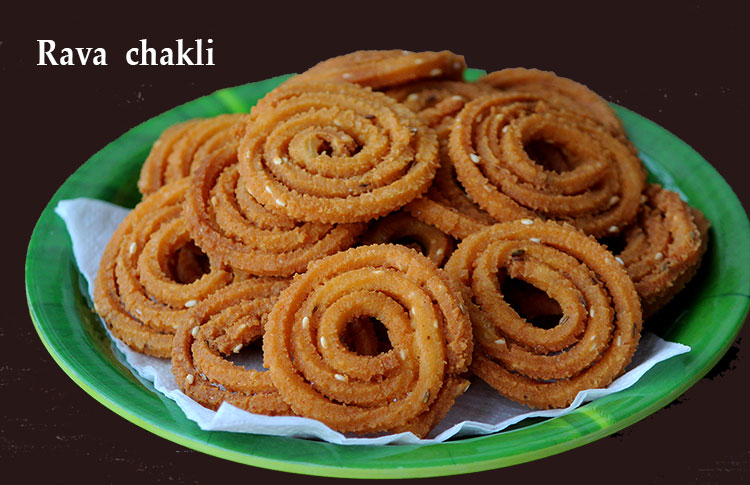 rava chakli or rave chakkuli recipe