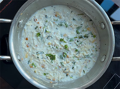 resting batter for shavige or vermicelli idli recipe