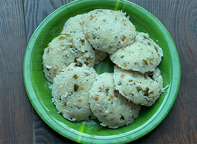 cooked shavige or vermicelli idli recipe