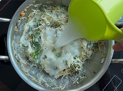 curd for shavige or vermicelli idli recipe