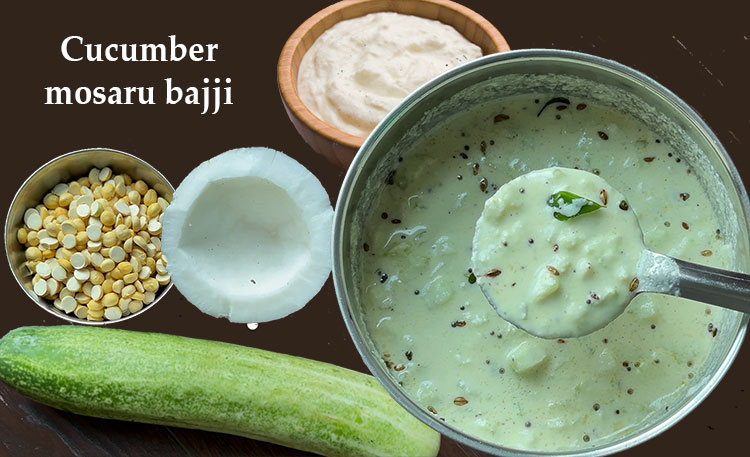 southekai mosaru bajji or cucumber raita recipe