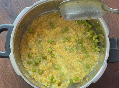 cooked dal for tovve avalakki or aval or poha recipes