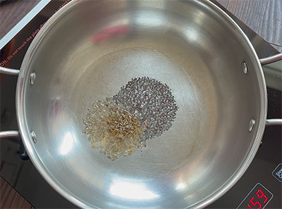 ingredients for tovve avalakki or aval or poha recipes