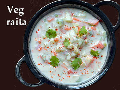 veg raita recipe