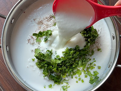 curd for vegetable idli recipe